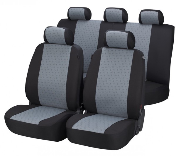 Seat Toledo, Housse siège auto, kit complet, gris