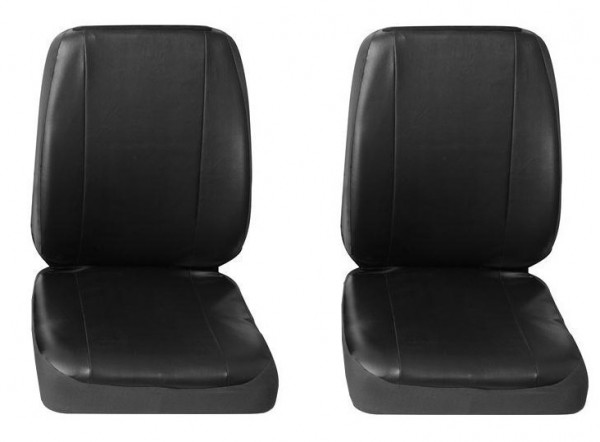 Van Housses pour sièges de voitures, 2 x monoplace, Seat Inca, Couleurs: noir