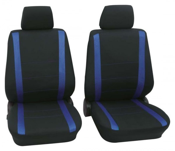 Lancia Y10, Housse siège auto, sièges avant, noir, bleu