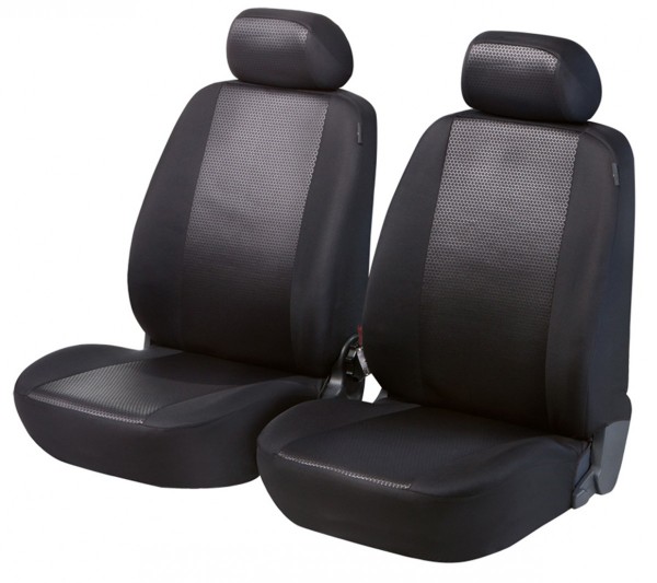 Opel Zafira-A, Housse siège auto, sièges avant, noir,