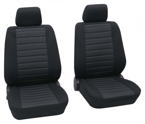 Opel Combo-B, Housse siège auto, sièges avant, noir