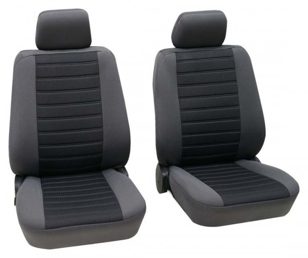 Toyota nur Vordersitzbezüge, Housse siège auto, sièges avant, noir, gris