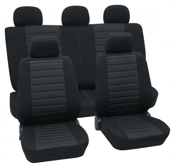 Mini Sitzbezüge komplett, Housse siège auto, kit complet, noir