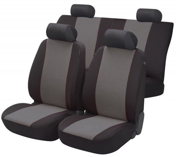 Daihatsu, Housse siège auto, kit complet, noir, gris
