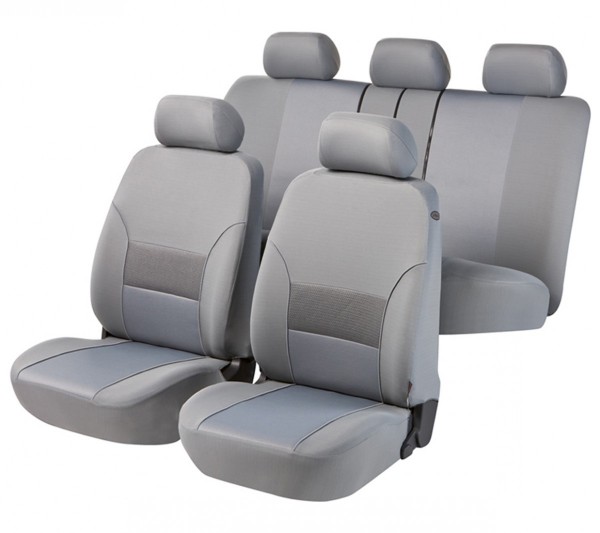 Hyundai Accent, Housse siège auto, kit complet, gris,