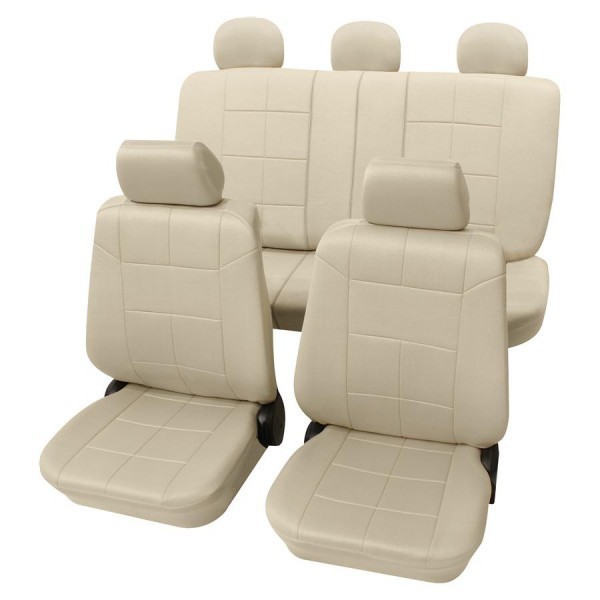 Kia VengaHousses pour sièges de voitures auto, Aspect cuir, Kit complet,