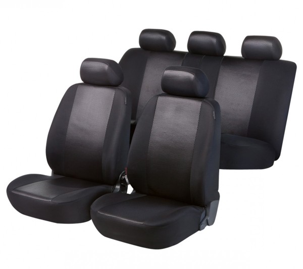 Seat kit complet, Housse siège auto, kit complet, noir,