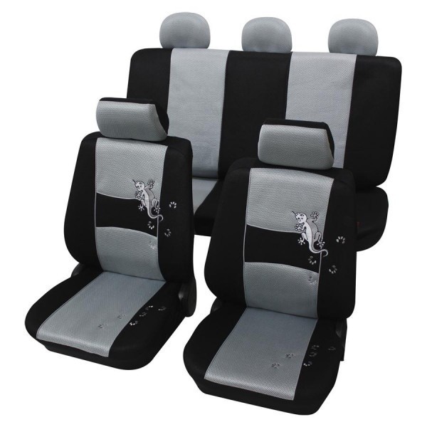 Renault ScenicHousses pour sièges de voitures auto, Aspect cuir, Kit complet,