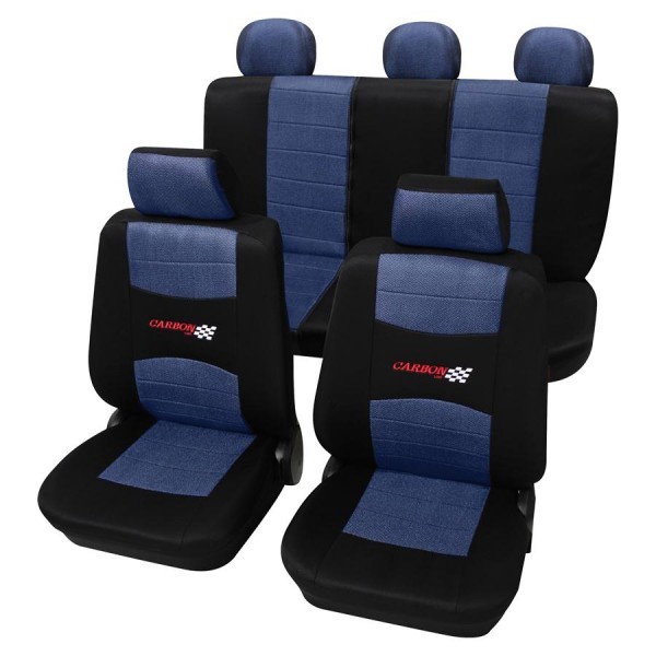 Mini RoadsterHousses pour sièges de voitures auto, Aspect cuir, Kit complet,