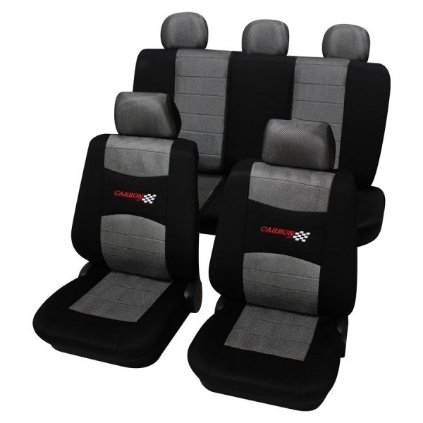 Hyundai SolarisHousses pour sièges de voitures auto, Aspect cuir, Kit complet,