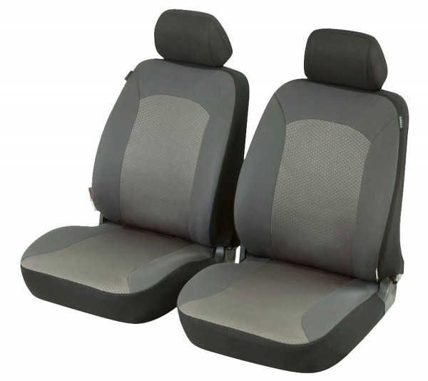 Nissan Tiida, Housse siège auto, sièges avant, gris,