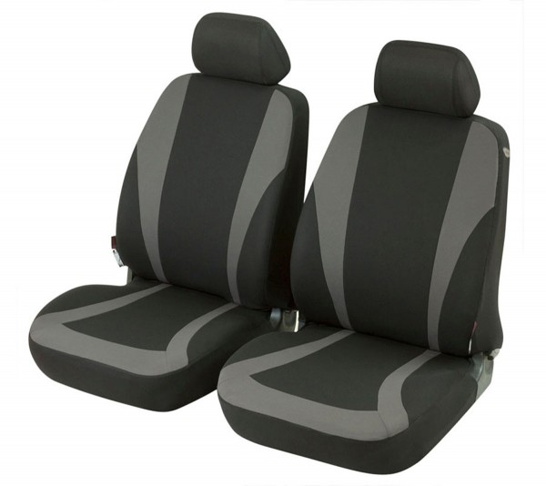 Opel Manta A+B, Housse siège auto, sièges avant, noir, gris