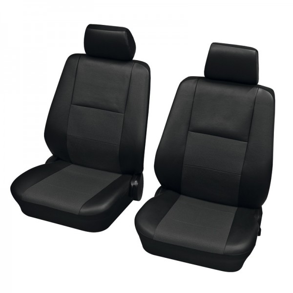 Housses pour sièges de voitures auto, Garniture pour sièges avants, Alfa Romeo 145, noir anthracite