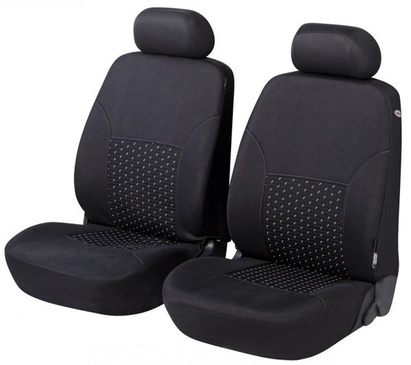 Peugeot Bipper, Housse siège auto, sièges avant, noir, gris
