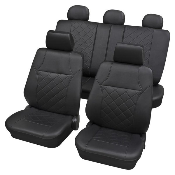 Opel Grandland XHousses pour sièges de voitures auto, Aspect cuir, Kit complet,